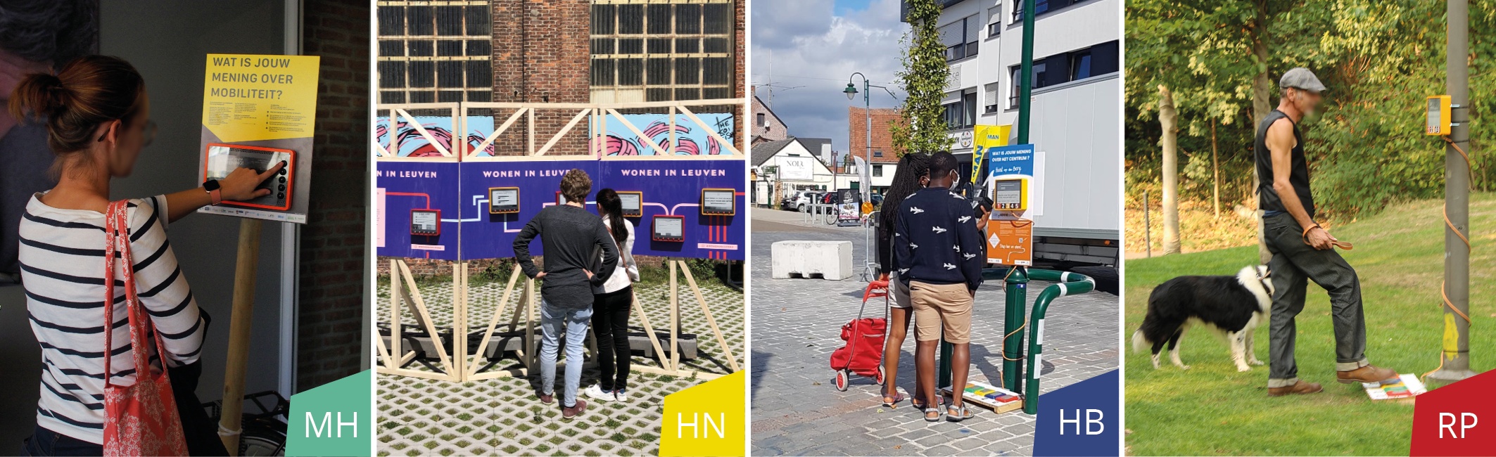Citizen Dialog Kit in four civic settings: MobiHubs, Housing through Numbers, Habit(at) Breaker and Ring Parks.