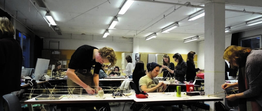 Structural span design workshop at KU Leuven Faculty of Architecture.